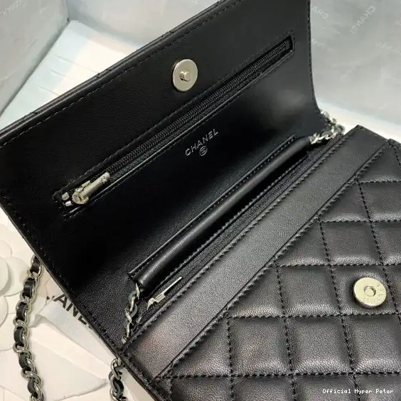 HyperPeter LAMBSKIN CHAIN NEW WALLET CHANEL EDITION 0702